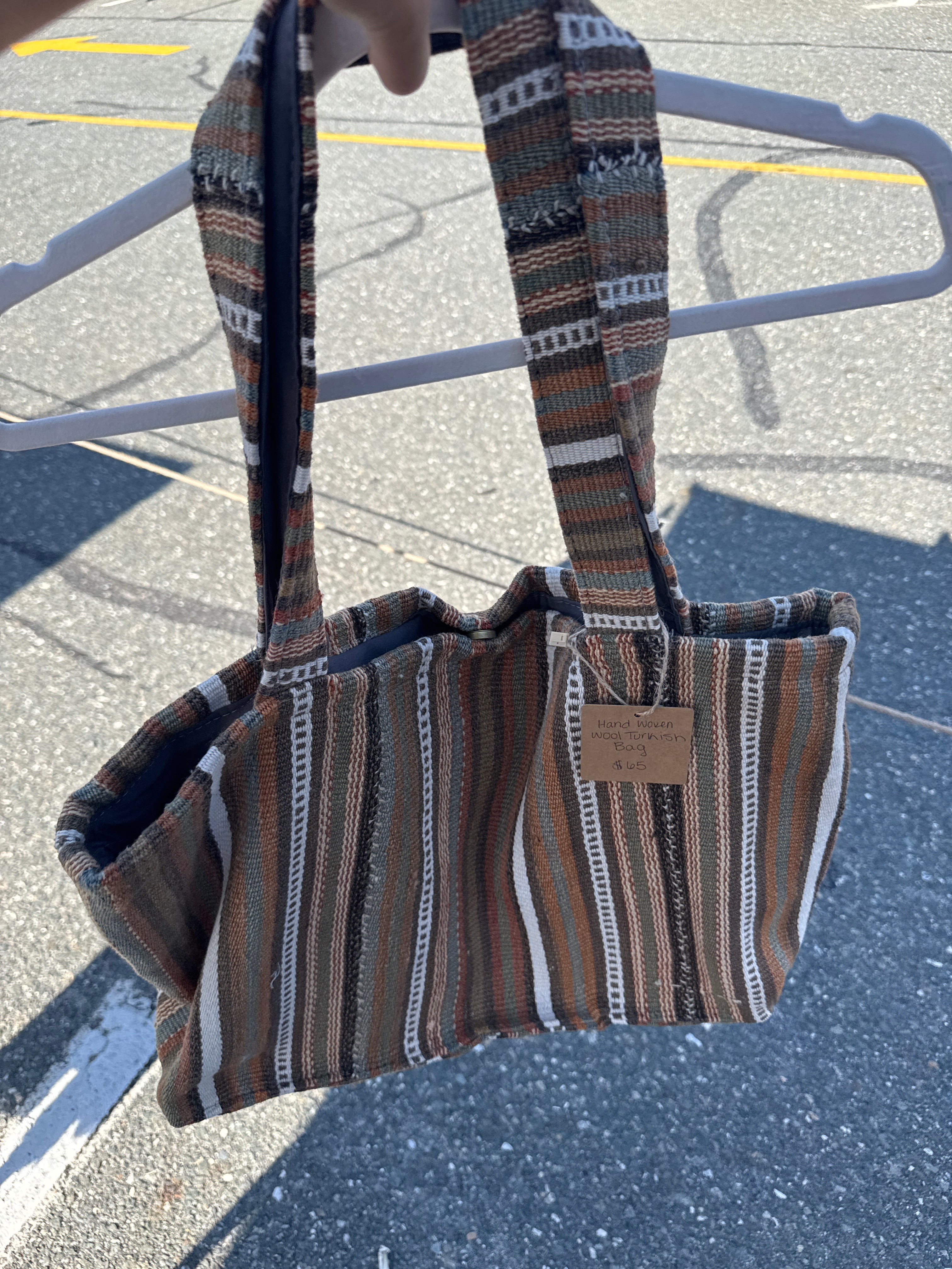 Hand Woven Wool Turkish Bag