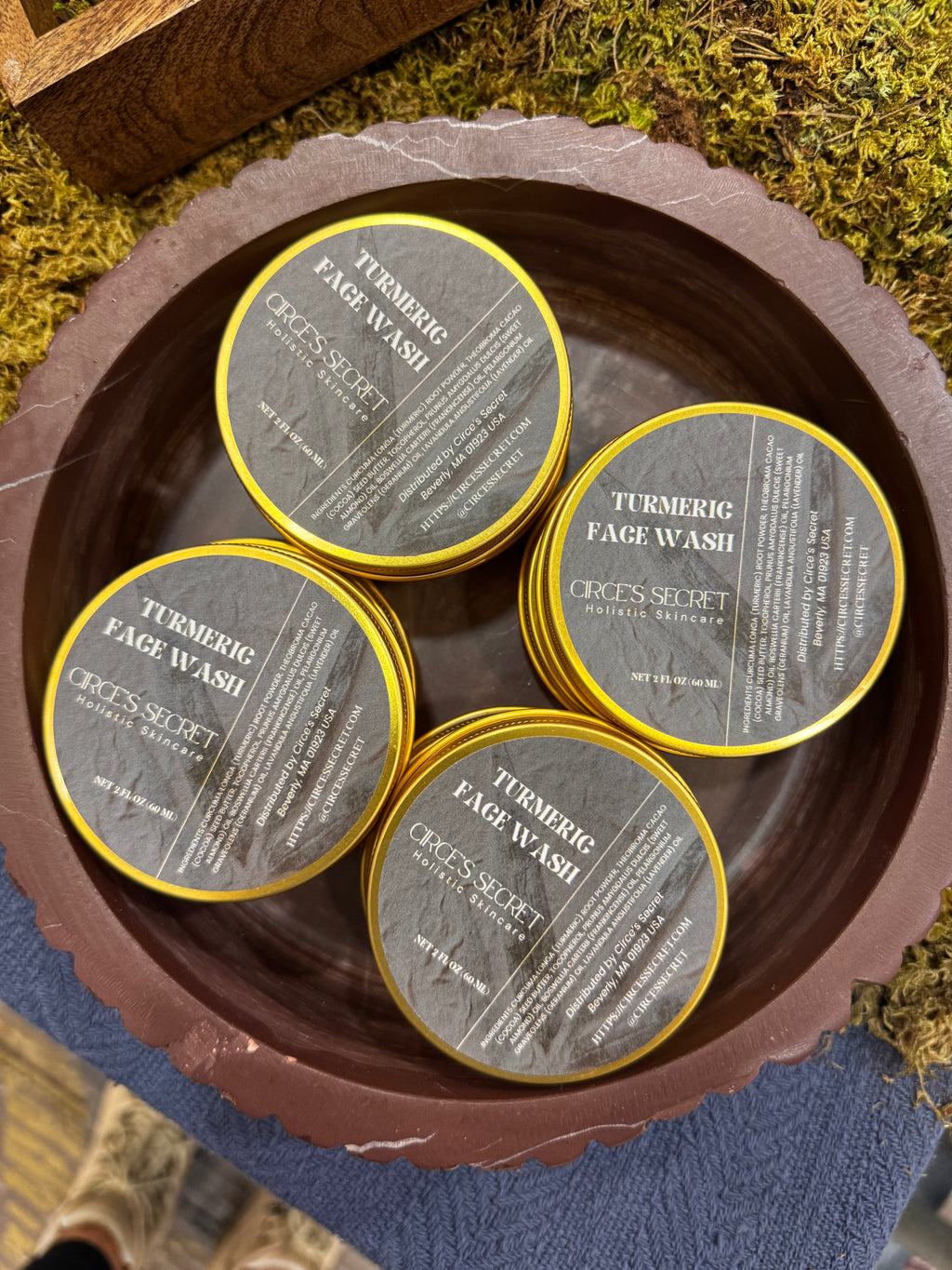 Turmeric Face Wash and Konjac Sponge