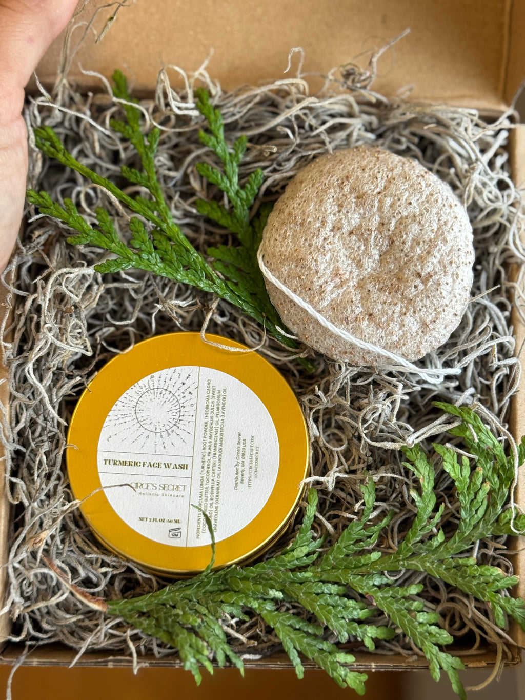 Turmeric Face Wash and Konjac Sponge