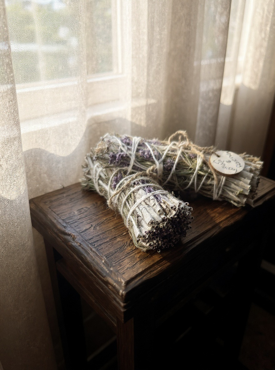 White Sage, Lavender & Rosemary Smudge Stick