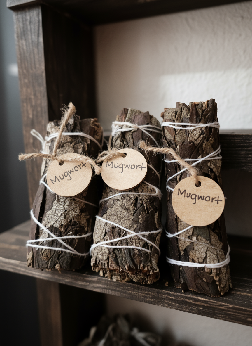 Black Sage (Mugwort) Smudge Stick