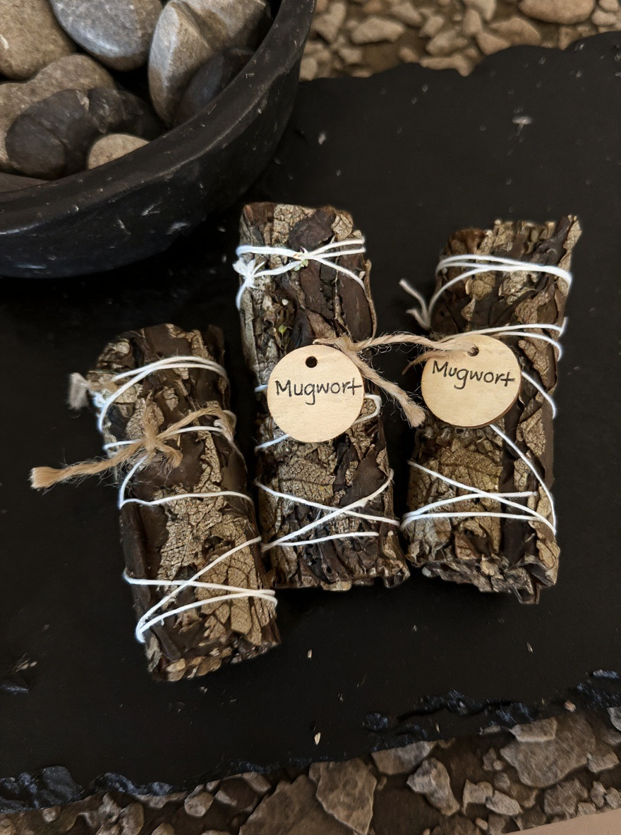 Black Sage (Mugwort) Smudge Stick