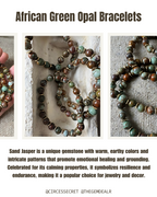 Brass and Gem Bracelets
