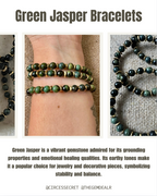 Brass and Gem Bracelets