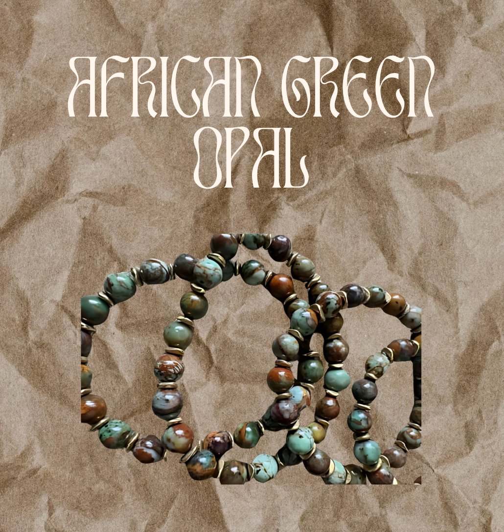 Brass and Gem Bracelets